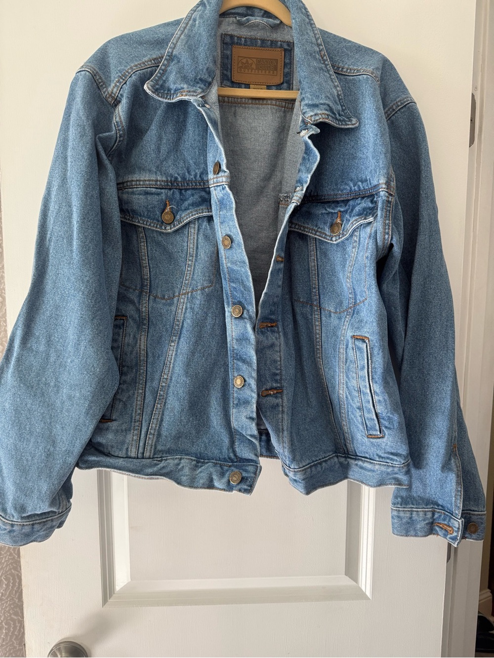 Vintage Light Blue Denim Jacket - Relaxed Jean Jacket